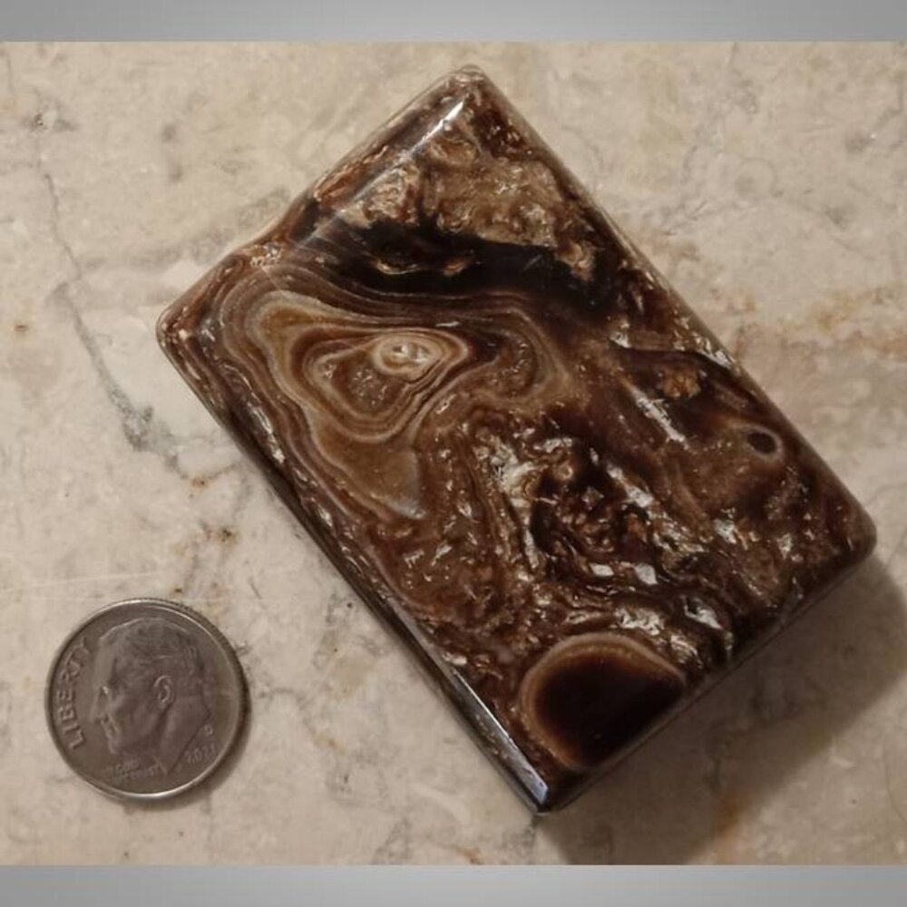 #3 Chocolate Calcite BAR ABUNDANCE grounding - Picture 2 of 3